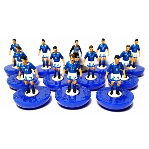 Subbuteo Andrew  Table Soccer Greece 1994 World Cup Team on classic Hasbro bases